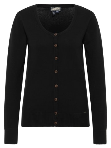DreiMaster Damen Strickjacke in Schwarz