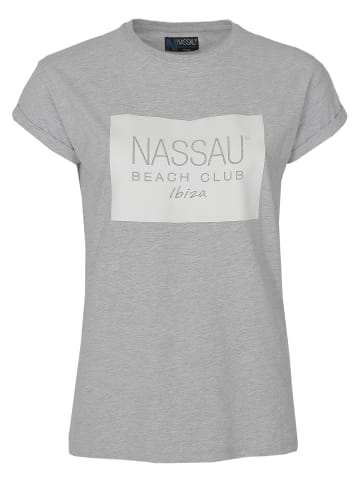 Nassau Beach T-Shirt NB231057 in grey melange