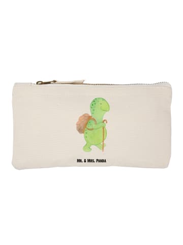 Mr. & Mrs. Panda Schminktasche Schildkröte Wanderer ohne Spruch in Weiß