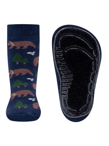 ewers Stoppersocken Bären in navy