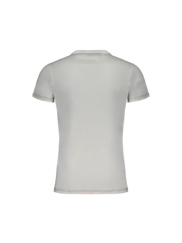 Aeronautica Militare Weißes Baumwoll-T-Shirt