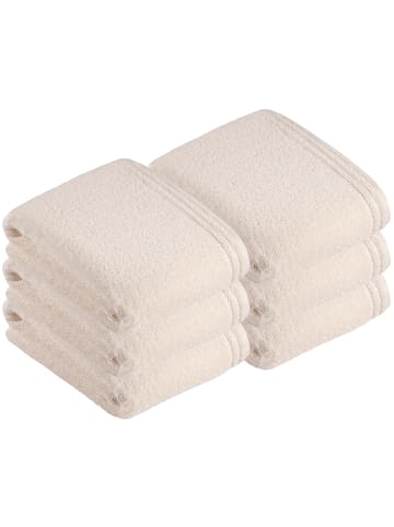 Vossen 6er Pack King Size Badetuch in ivory