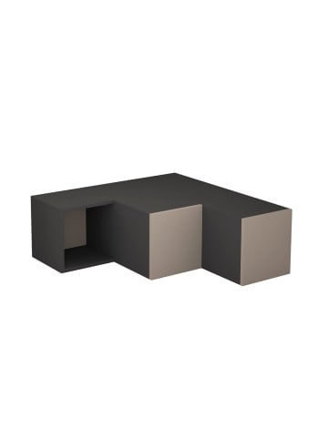 CALICOSY TV-Möbel COMPACT in Anthrazitgrau - (W) 90 x (H) 32 x (L) 92 cm