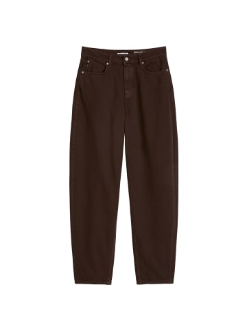 Marc O'Polo DENIM Jeans Model Stine barrel cropped in Shaded Brown
