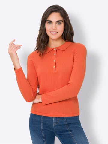 Heine Polopullover in orange