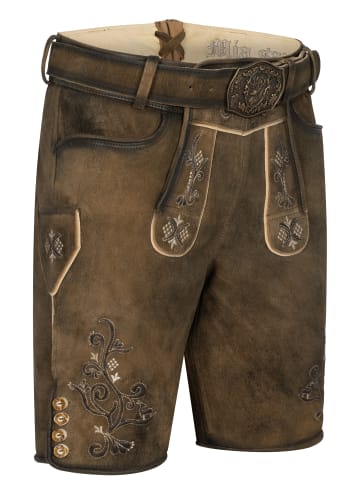 Stockerpoint Lederhose Mondsee in Mocha