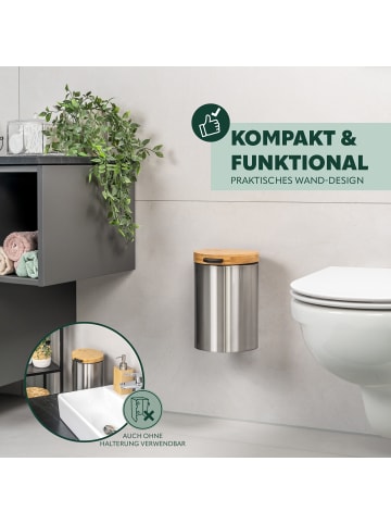 bremermann Wand-Kosmetikeimer 3L Edelstahl