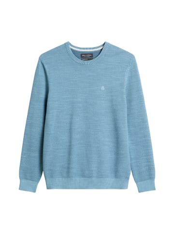 Marc O'Polo Pullover regular in Medium Blue Melange