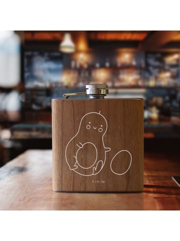 Mr. & Mrs. Panda taschenflasche Avocado Kern rollt ohne Spruch in Braun