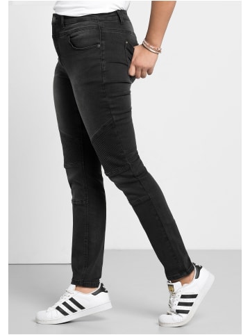 sheego Jeans in black Denim