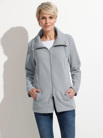 Sieh an! Fleece-Jacke in grau