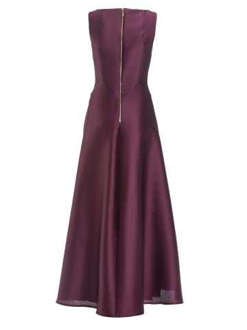 SWING Abendkleid in aubergine - 0003