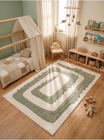 KADIMA DESIGN Teppich Kinderzimmer Kinder-Motiv Kinderzimmer pflegeleicht Spielzimmer in Creme