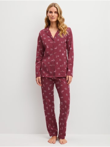 Calida Pyjama in mars red