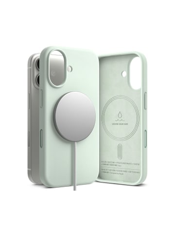 COFI 1453 Ringke Silikon Magnetische magnetisch Hülle iPhone 17 Pro  Minze in Grün