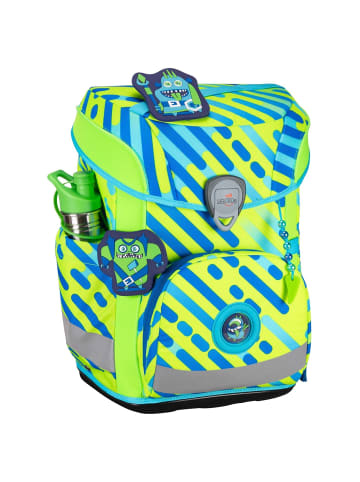 DerDieDas ErgoFlex Easy Superflash Neon - Schulranzen Set 5tlg. 950 g (Monster) in Monster