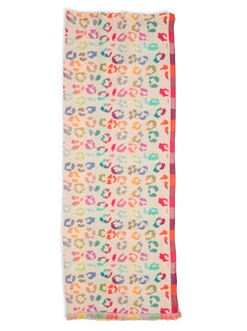 Marie Lund Schal in beige mehrfarbig - 0001