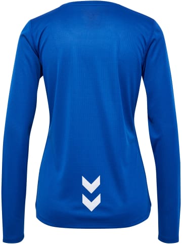 Hummel T-Shirt Hmlrun Laufen Damen in TRUE BLUE