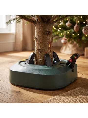 Home&Styling Collection Tannenbaumständer mit Fußpedal, Tank 3,2 l in Grün, (B) 32 x (H) 10 x (L) 39 cm