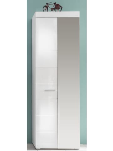 ebuy24 Kleiderschrank Amira Weiß 62 x 38 cm