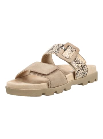 Pantoletten Beige