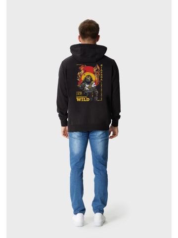 OLDSKULL Sweatjacke Wrldvibe Return to Wild Graphic in Black