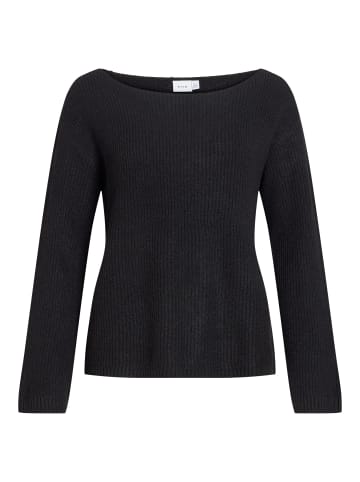 Vila Strickpullover in Black Beauty