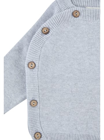 Sterntaler GOTS Stickjacke in hellgrau mel.