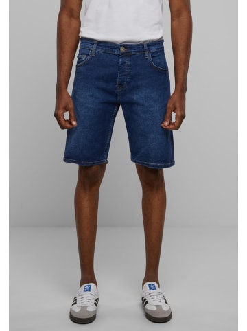 2Y Studios 2Y Studios Herren 2Y Basic Slim Fit Denim Shorts in blue