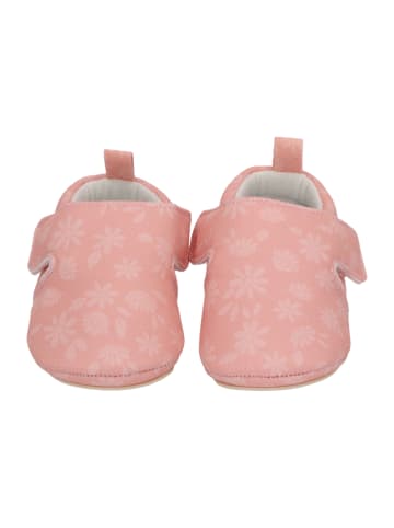 Sterntaler Babykrabbelschuh Blumen in rosa