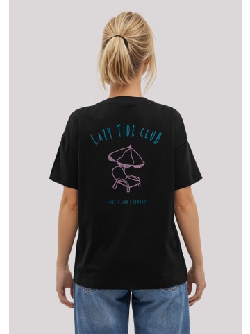 F4NT4STIC T-Shirt Knut und Jan Scribble Logo in off black