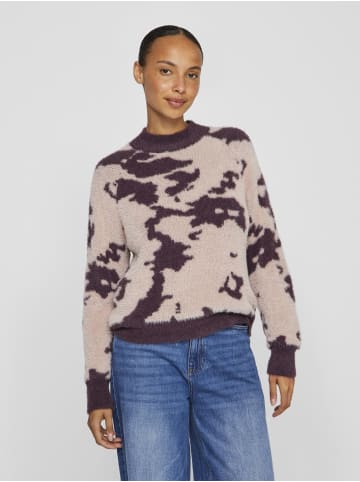 Vila Strickpullover in Plum Perfect