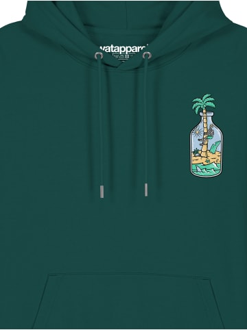 wat? Apparel Sweatshirt Holiday in a bottle in Glazed Green