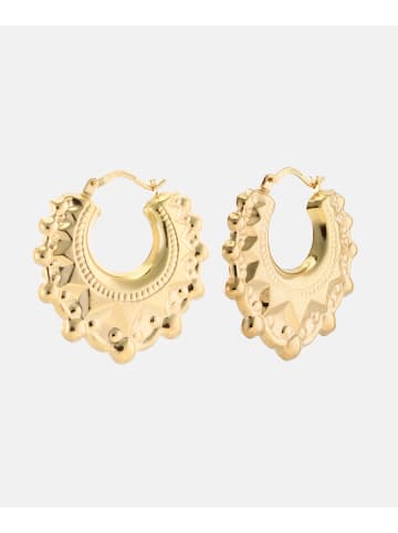 Vanlere Creolen aus 375 Gelbgold
