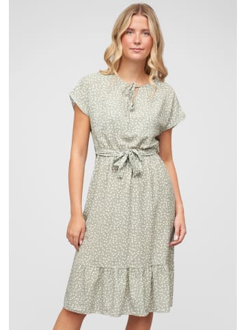 Cloud5ive Cloud5ive T-Shirt-Kleid mit All Over Herz Print und Bindegürtel in green