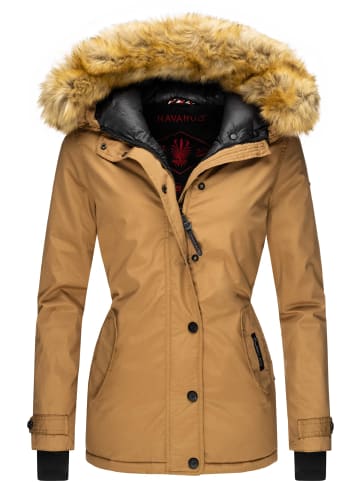 Navahoo Winterjacke Laura in Camel