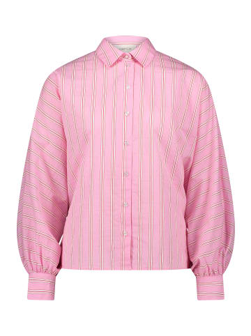 CARTOON Oversize-Bluse mit Streifen in Rosé/Pink