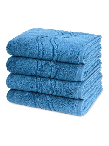 Ross 4 X Handtuch im Set Cashmere feeling in Ozean
