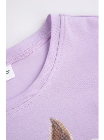 Coccodrillo T-Shirt mit kurzem Ärmel in violett