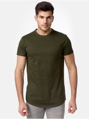 Tazzio T-Shirt Rundhals "E105" - Regular Fit- in Khaki
