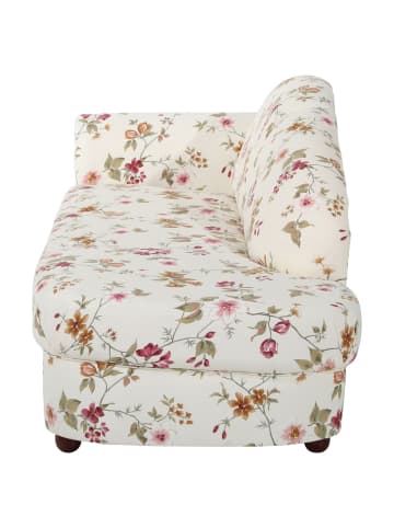 others RECAMIERE Armlehne links Kama Bezug Flachgewebe Buche nussbaum dunkel / weiß