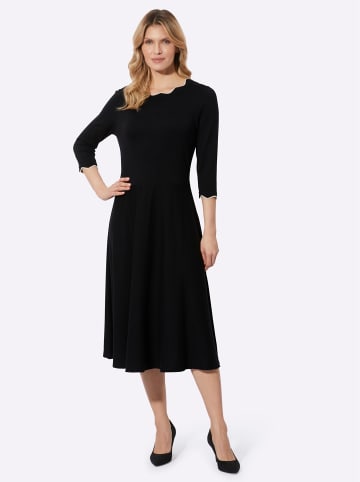 Sieh an! Strickkleid in schwarz