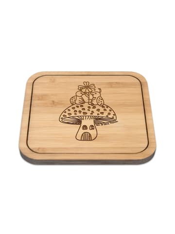 Mr. & Mrs. Panda Coaster Marienkäfer Fliegenpilz ohne Spruch in Transparent