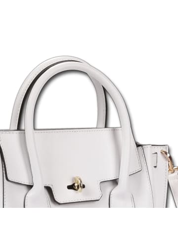 Toscanto Leder Handtasche Toscanto Tasche weiß ca. 30cm