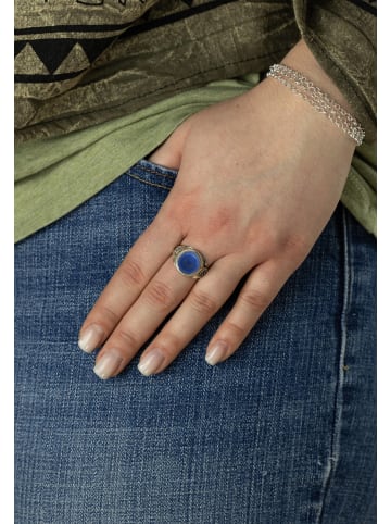 mantraroma 925er Silber - Ringe mit Lapis Lazuli