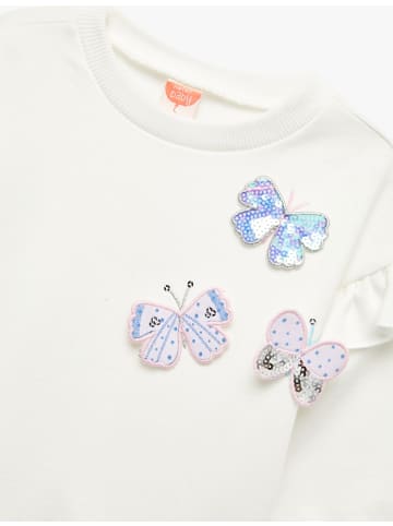 KOTON SWEATSHIRTS in Ekru