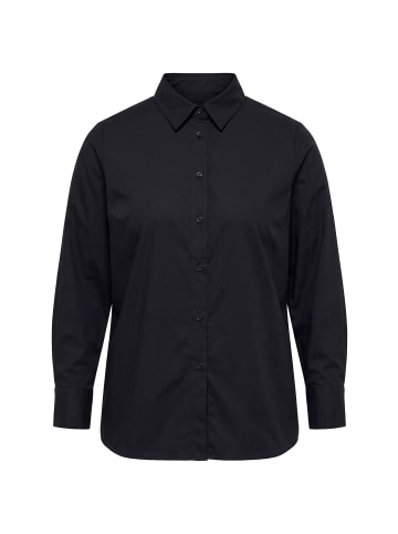MIAMODA Hemdbluse in schwarz