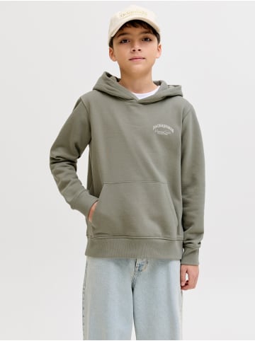 JACK & JONES Junior Hoodie JJEBRANDES BACKP RELAXED SWEAT in vetiver
