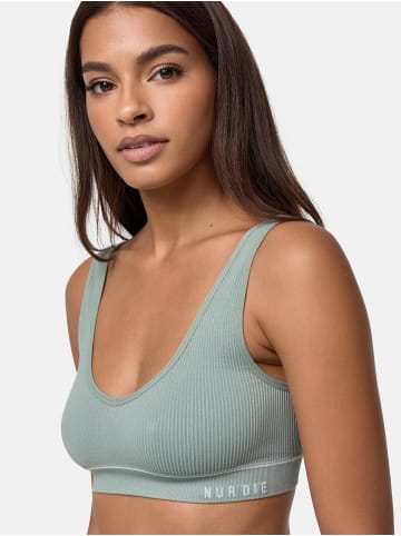 Nur Die  Bustier Retro in khaki/offwhite