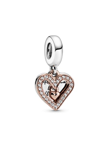 Pandora Sterling Silber/14 Karat rosé vergoldete Metalllegierung Charm